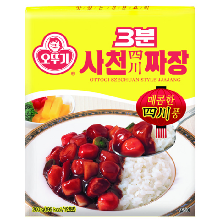 오뚜기 3분 즉석 사천짜장, 200g, 24개 대표 이미지 - 간짜장 추천