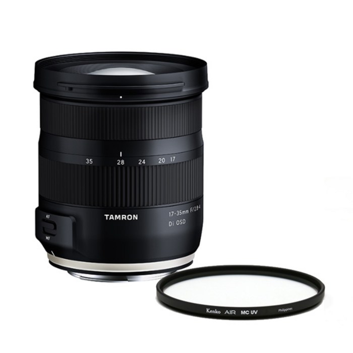 탐론 17-35mm F/2.8-4 Di OSD A037 초광각 니콘렌즈 + 겐코 Air MC UV 77mm 필터, 렌즈(A037), 필터(AIR MC UV) 대표 이미지 - 스마트폰 광각렌즈 추천