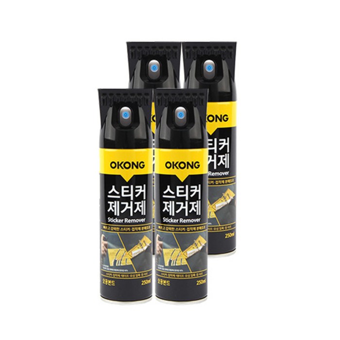 오공 스티커 제거제 250ml, 4개 대표 이미지 - 스티커제거제 추천