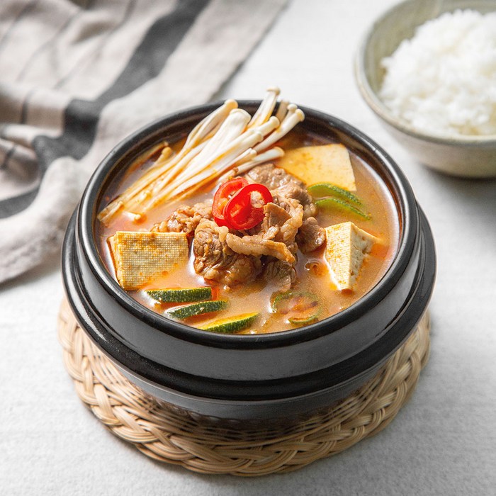 프레시지 고깃집 된장찌개, 535g, 1개 대표 이미지 - 된장찌개 된장 추천