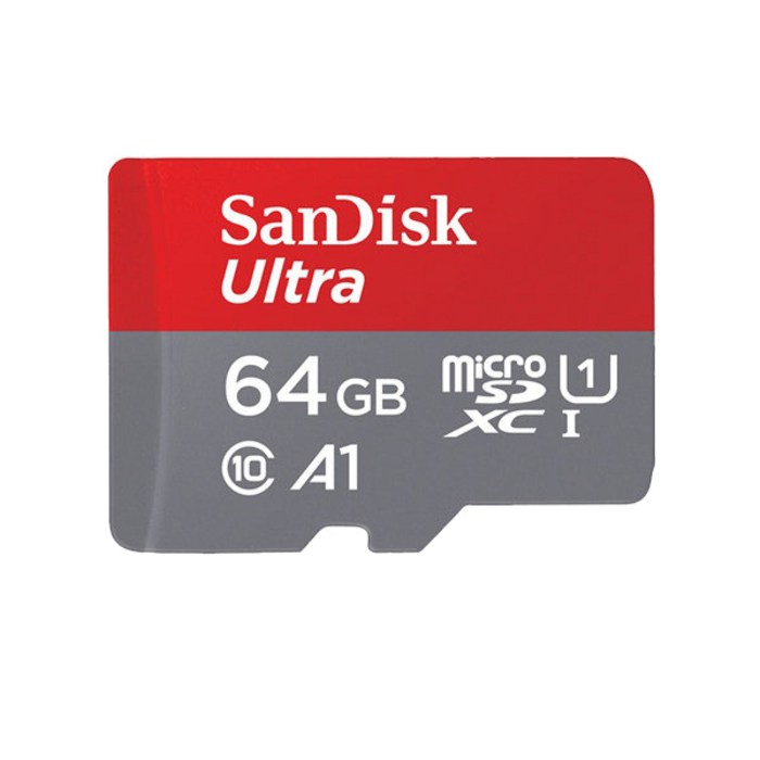 샌디스크 울트라 Micro SD 메모리카드 SDSQUAR-064GB, 64GB 대표 이미지 - 마이크로 SD카드 추천