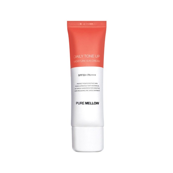 퓨어멜로우 데일리 톤업 촉촉 선크림 SPF50+ PA++++, 50ml, 1개 대표 이미지 - SPF50+ 선크림 추천
