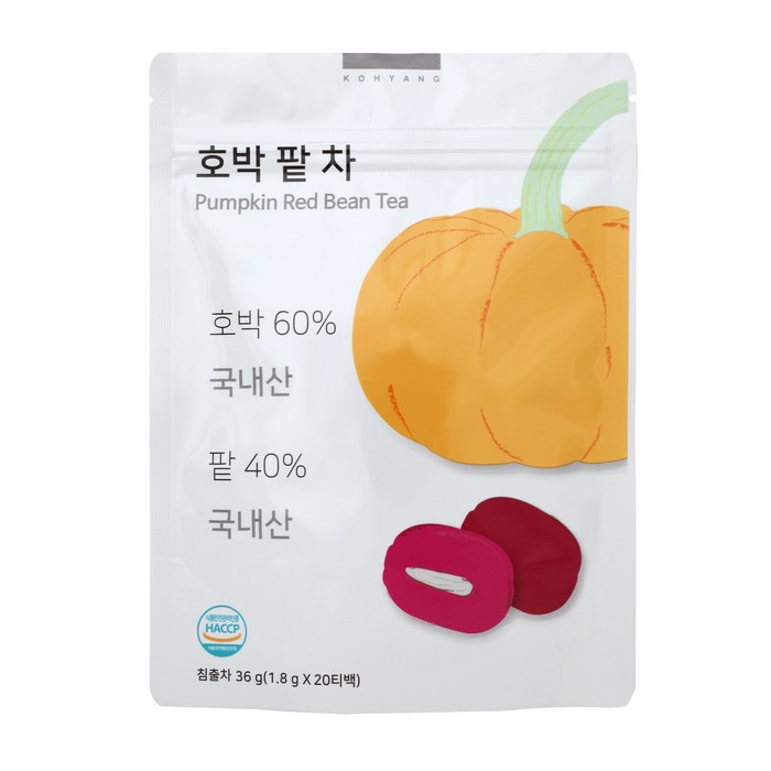 고향 호박팥차, 1.8g, 20개 대표 이미지 - 붓기 빼는 차 추천