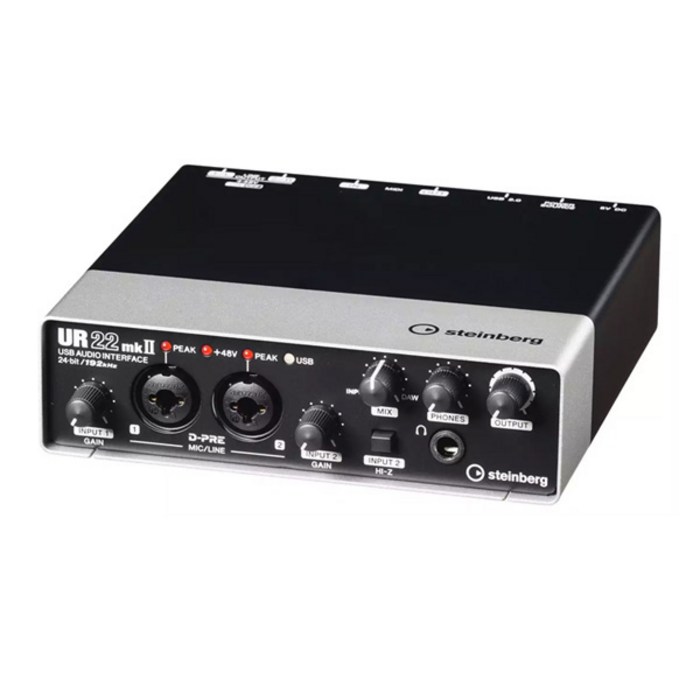 스테인버그 USB 오디오 인터페이스 UR22 MK2 대표 이미지 - 스테인버그 추천