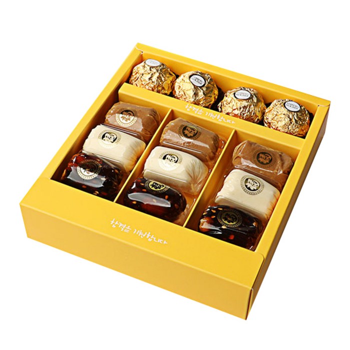 합격소망 수능 염원 10호 합격엿 45g x 3p + 페레로로쉐 12.5g x 4p 세트, 1세트 대표 이미지 - 합격 기원 선물 추천