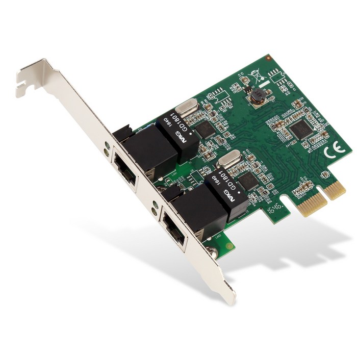 넥스트 1G Dual Port Teaming PCI-Express Lan Card 데스크탑용, NEXT-3102D EX 대표 이미지 - PCIe 랜카드 추천