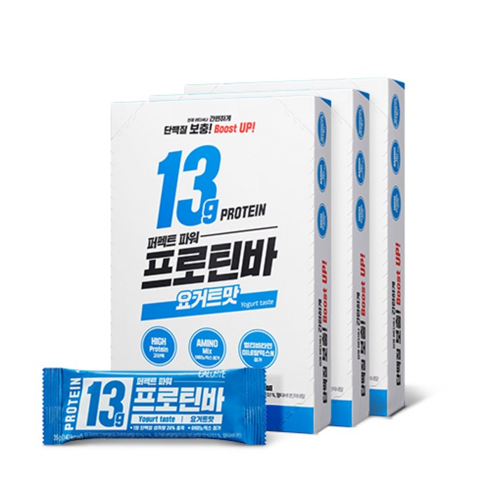 칼로바이 퍼펙트파워 프로틴바 단백질바 요거트맛, 35g, 30개 대표 이미지 - 프로틴바 추천