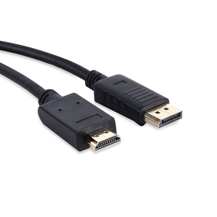 애니포트 DP to HDMI 케이블 1.2Ver, 1개, 2m 대표 이미지 - DP to HDMI 케이블 추천