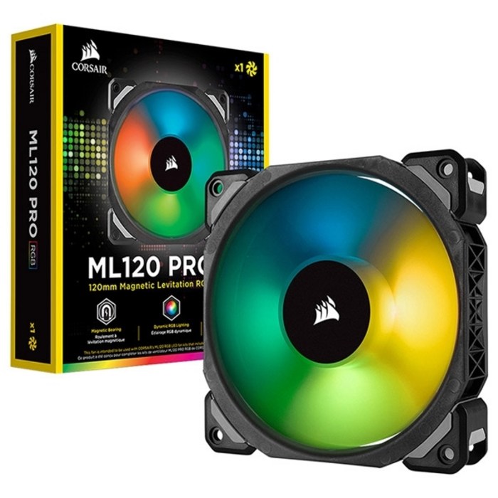 커세어 게이밍 PC 쿨링팬 ML120 PRO RGB 대표 이미지 - 시스템 쿨러 추천