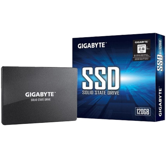 기가바이트 SSD 120GB, GP-GSTFS31120GNTD 대표 이미지 - 기가바이트 SSD 추천