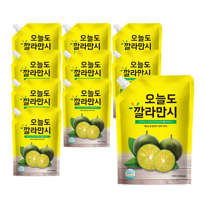 바로푸드 오늘도 깔라만시 원액, 1000ml, 10개 대표 이미지 - 깔라만시 원액 추천