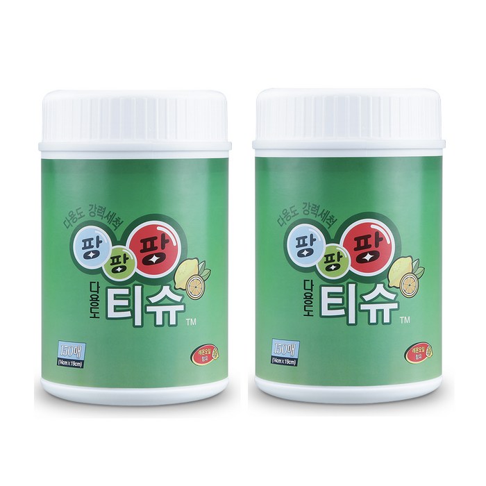 팡팡팡 만능 티슈 크리너 150p, 2개 대표 이미지 - 신발 티슈 추천