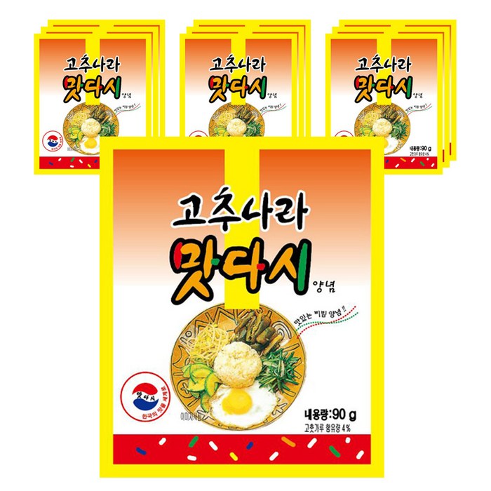 동방푸드 고추나라 맛다시 양념, 90g, 10개 대표 이미지 - 밥도둑 추천