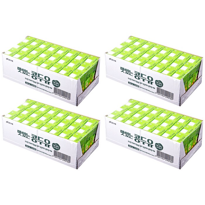 빙그레 맛있는 콩두유, 200ml, 96개 대표 이미지 - 고소한 검은콩 두유 추천