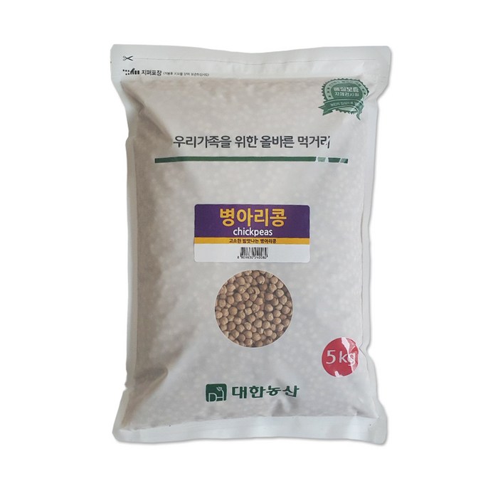 대한농산 병아리콩, 5kg, 1개 대표 이미지 - 병아리콩 추천