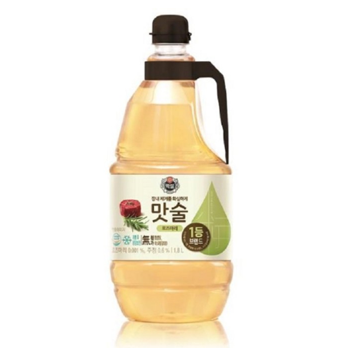 CJ제일제당 백설 로즈마리 맛술, 1.8L, 1개 대표 이미지 - 맛술 추천