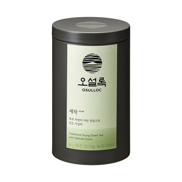 오설록 유기농 세작차, 80g, 1개 대표 이미지 - 오설록 차 추천