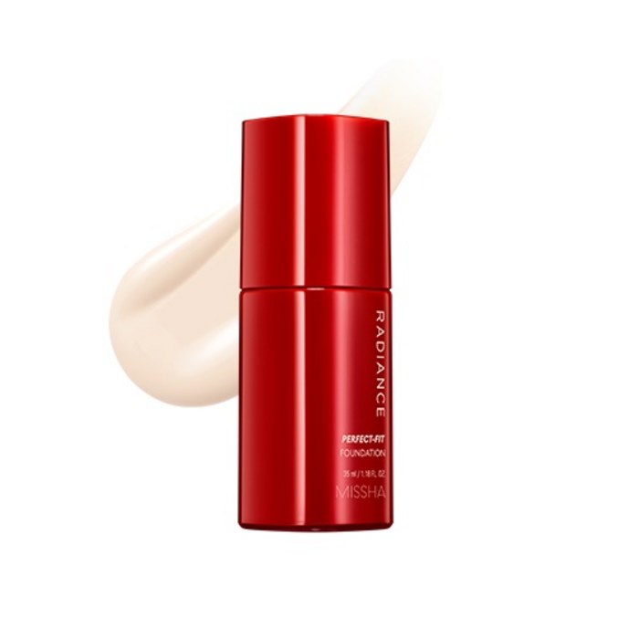 미샤 래디언스 퍼펙트핏 파운데이션 SPF30 PA++ 35ml, 21N 바닐라, 1개 대표 이미지 - 리퀴드 파운데이션 추천
