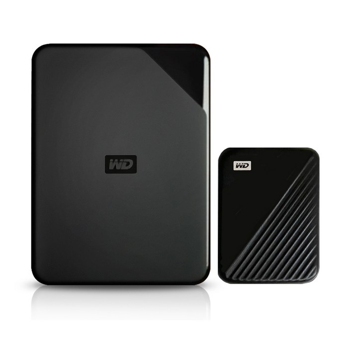 WD Elements Portable SE 휴대용 외장하드 + 파우치, 2TB, 단일색상