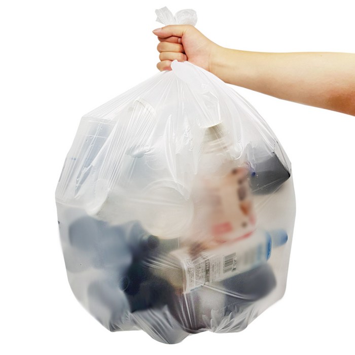 리벤스 쓰레기용 분리수거 배접 비닐봉투 흰색, 60L, 200개 대표 이미지 - 재활용 추천