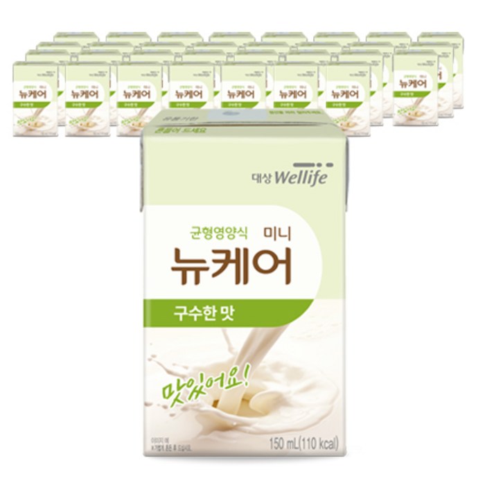 대상웰라이프 뉴케어 미니 구수한맛, 150ml, 32개 대표 이미지 - 대상웰라이프 뉴케어 추천