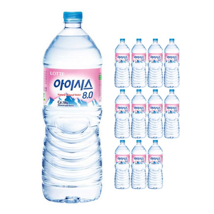 아이시스 8.0 생수, 2L, 12개 대표 이미지 - 롯데칠성음료 추천