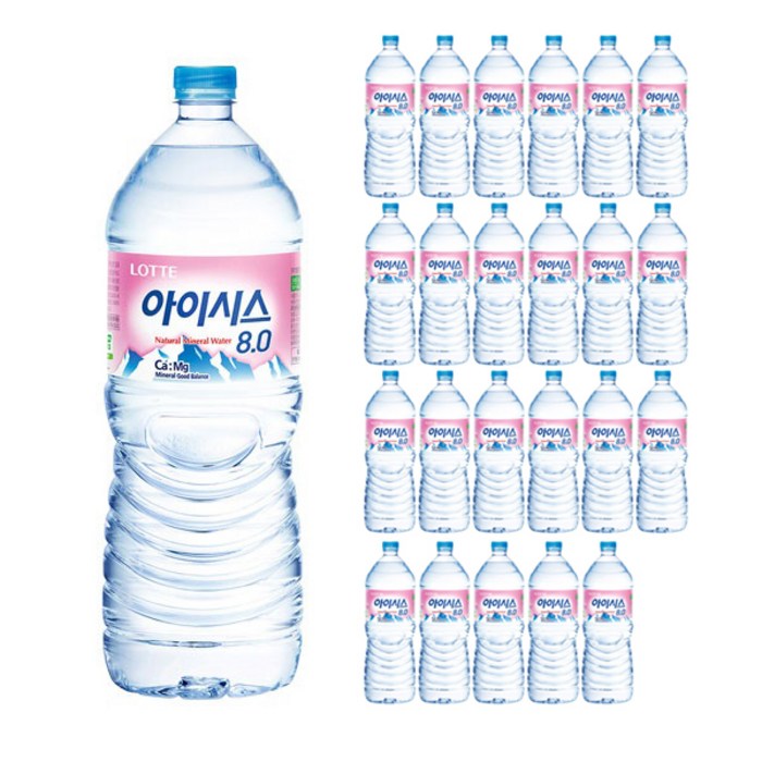 아이시스 8.0 생수, 2L, 24개 대표 이미지 - 생수 로켓배송 추천