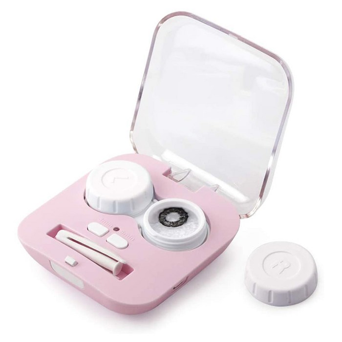셀루미 내 눈건강 무선 초음파 렌즈 세척기 클리너 SEL-ULC350A, 핑크, 1개
