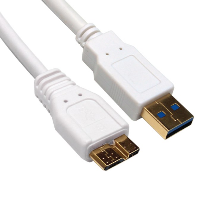 micro-B USB 3.0 외장하드 케이블, 1개, 0.3m 대표 이미지 - 외장하드 케이블 추천