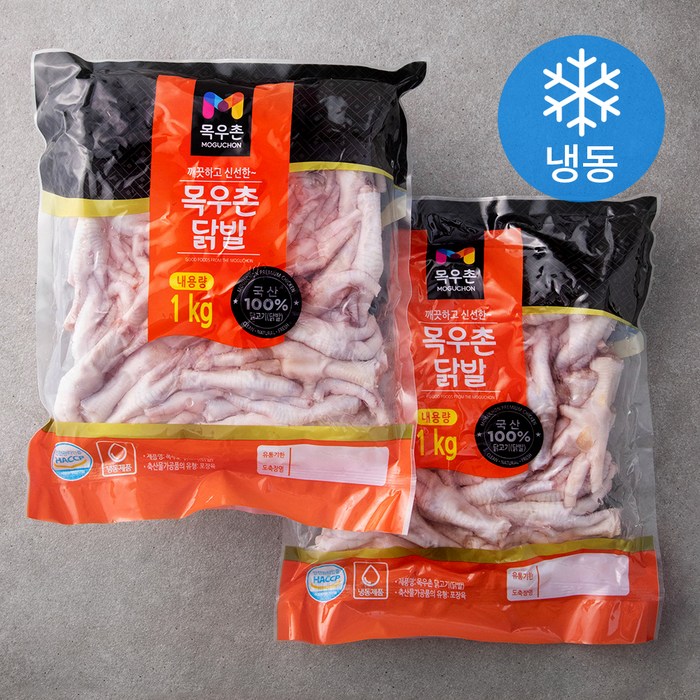 목우촌 닭발 (냉동), 1kg, 2개 대표 이미지 - 맥주 야식 추천