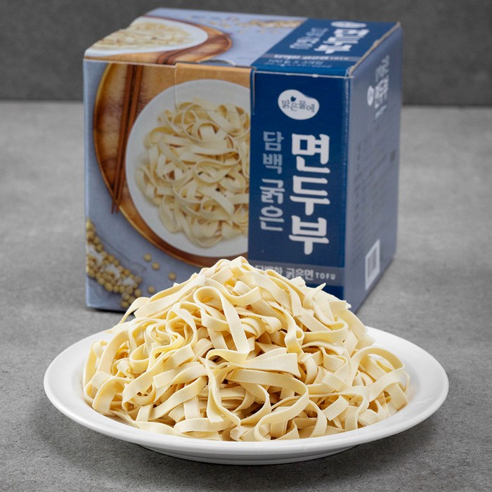 맑은물에 담백 굵은 면두부, 100g, 3개 대표 이미지 - 두부 추천