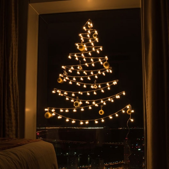 어반LED 프리미엄 크리스마스 벽트리 세트, 혼합색상 대표 이미지 - 크리스마스 조명 추천