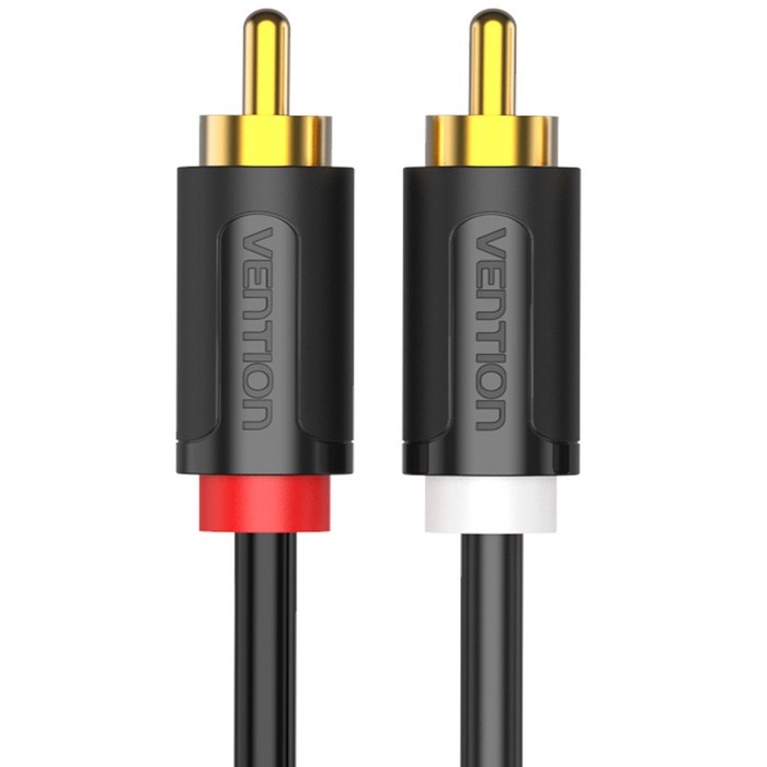 벤션 순동 2RCA 오디오 케이블 1m, 블랙, BCMBF 대표 이미지 - 오디오 케이블 추천