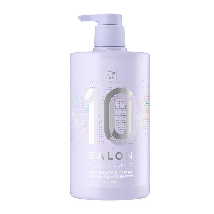 미쟝센 살롱 플러스 클리닉 10 샴푸 극손상모발용, 990ml, 1개 대표 이미지 - 극손상 샴푸 추천