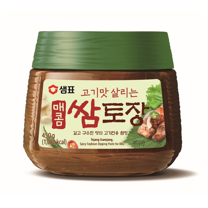 샘표 매콤 쌈토장, 450g, 1개 대표 이미지 - 쌈장 추천