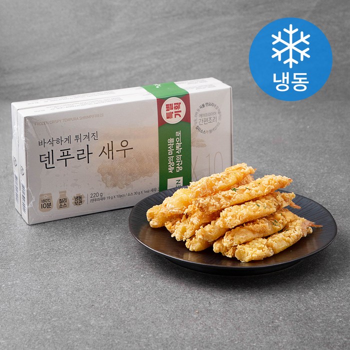 모노키친 바삭하게 튀겨진 덴푸라새우 (냉동), 220g, 2개 대표 이미지 - 냉동 새우튀김 추천