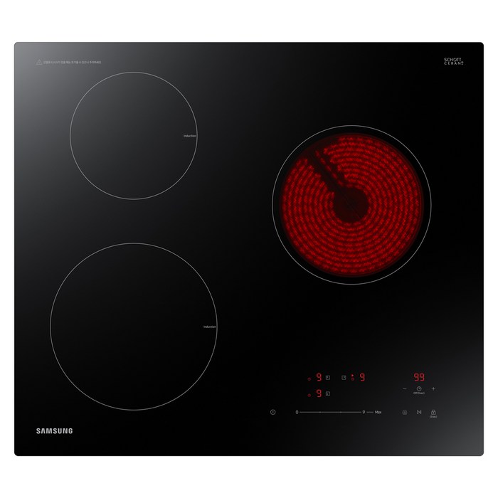 삼성전자 빌트인 전기레인지 하이브리드 3구 방문설치, NZ63T5607AK 대표 이미지 - 빌트인 전기레인지 추천
