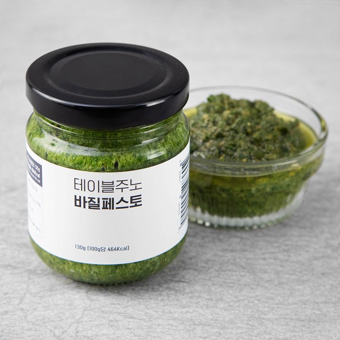 테이블주노 바질페스토, 130g, 1개 대표 이미지 - 타르타르소스 추천