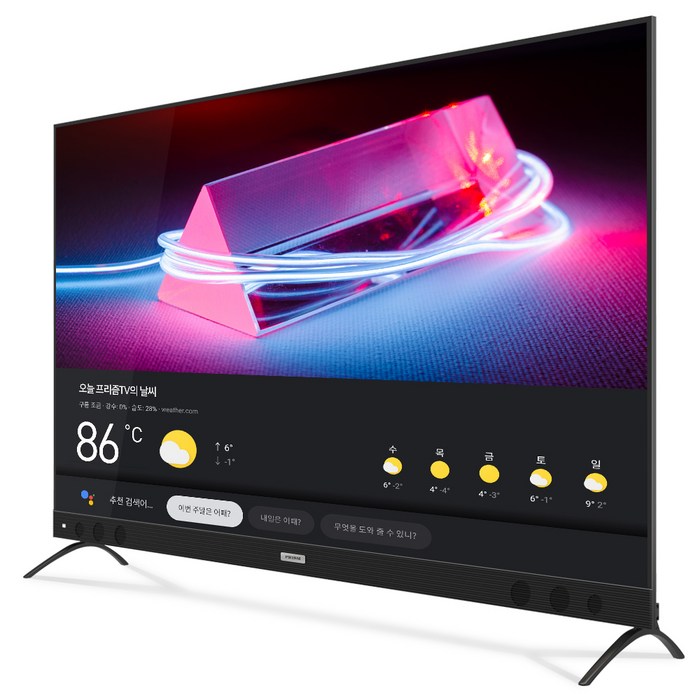 프리즘 4K UHD LED TV, 218cm(86인치), A86, 스탠드형, 방문설치 대표 이미지 - 프리즘TV 추천