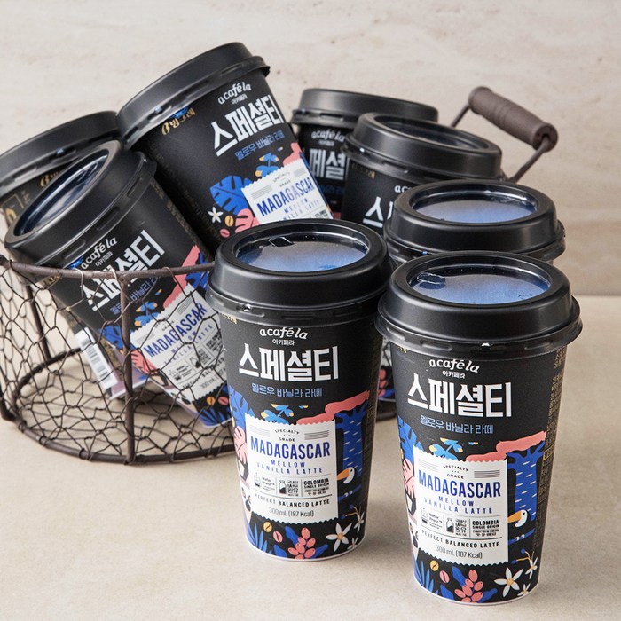 아카페라 스페셜티 멜로우 바닐라 라떼 10개입, 3000ml, 1개 대표 이미지 - 바닐라라떼 추천