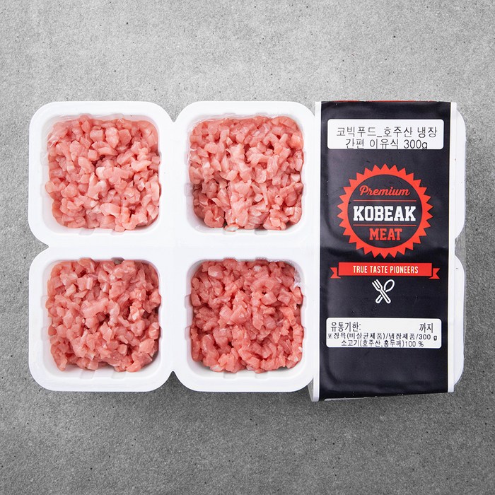 코빅푸드 호주산 냉장 간편 이유식용 소고기 (냉장), 300g, 1개 대표 이미지 - 송아지 고기 추천
