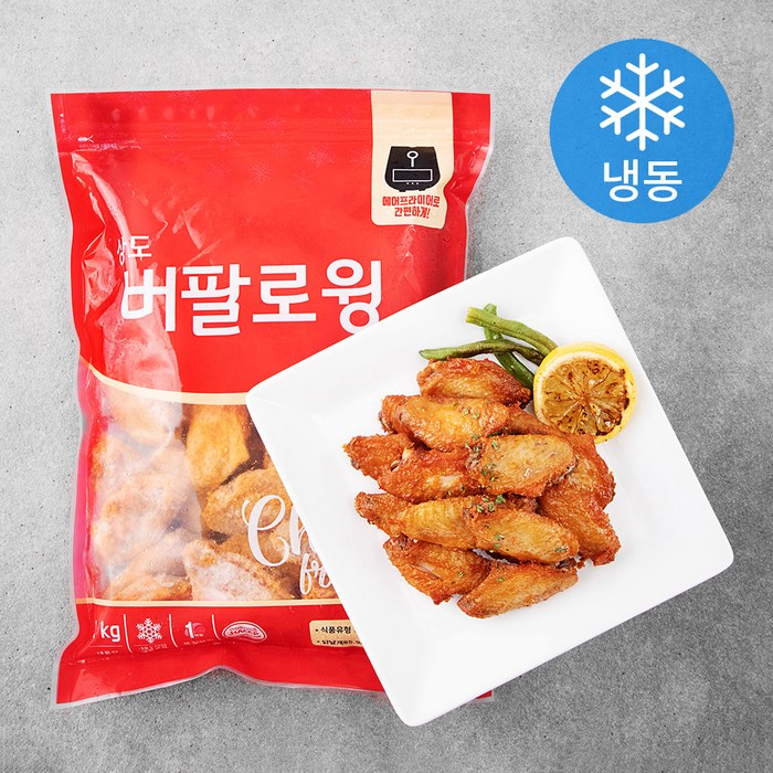 상도푸드 버팔로윙 (냉동), 1kg, 1개 대표 이미지 - 버팔로윙 추천