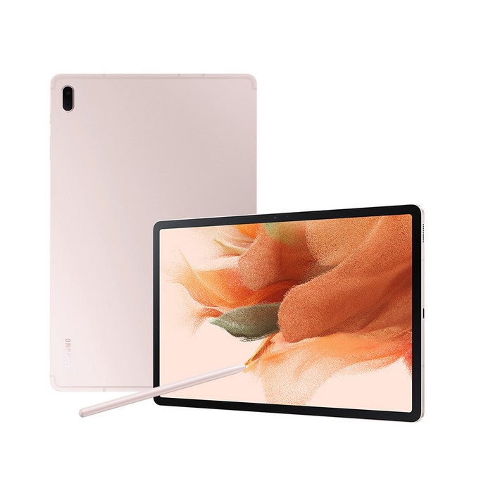 삼성전자 갤럭시탭 S7 FE SM-T733, 미스틱 핑크, 64GB, Wi-Fi 대표 이미지 - 40만원대 태블릿 추천
