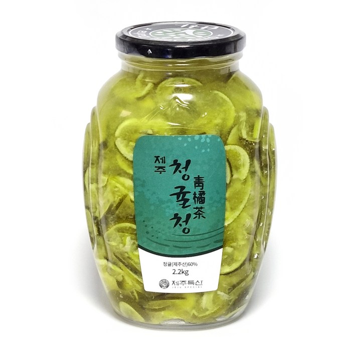 제주 청귤청, 2.2kg, 1개 대표 이미지 - 수제과일청 추천