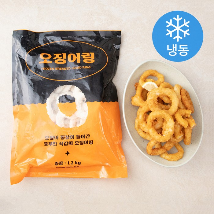 아쿠아링크 오징어링 (냉동), 1.2kg, 1개 대표 이미지 - 통오징어 추천