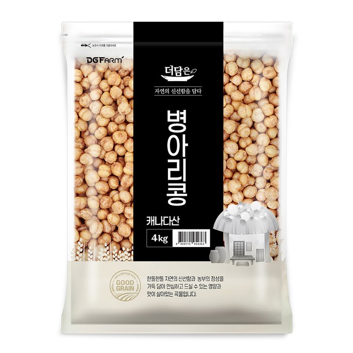 더담은 캐나다산 병아리콩, 1개, 4kg 대표 이미지 - 병아리콩 추천