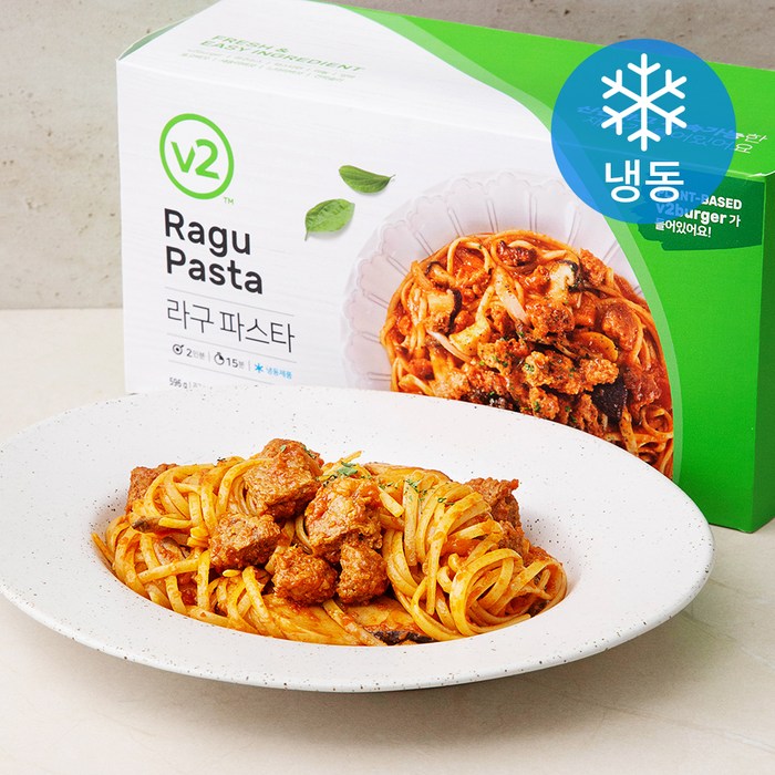 프레시지 v2 라구 파스타 (냉동), 596g, 1개 대표 이미지 - 대체육 추천