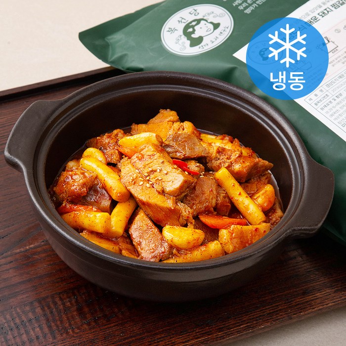 복선당 경상도식 매운 돼지 찜갈비&떡 (냉동), 1640g, 1개 대표 이미지 - 갈비찜 추천