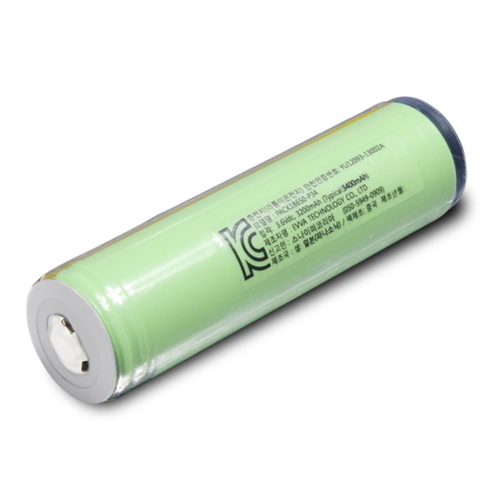 블랙울프 18650 B2 파나소닉 평면 충전 배터리 3400mAh, 1개, 1개입 대표 이미지 - 전자담배 건전지 추천