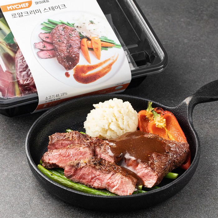 마이셰프 로얄크리미 스테이크, 415g, 1개 대표 이미지 - 양식 밀키트 추천